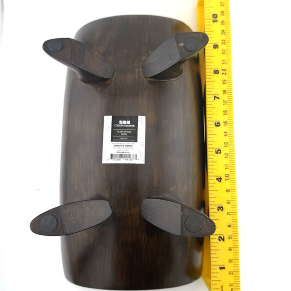 Creative Scents Schonwerk Resin Crackled Decorative Centerpiece Bowl 10” SCRATCH - Picture 10 of 10